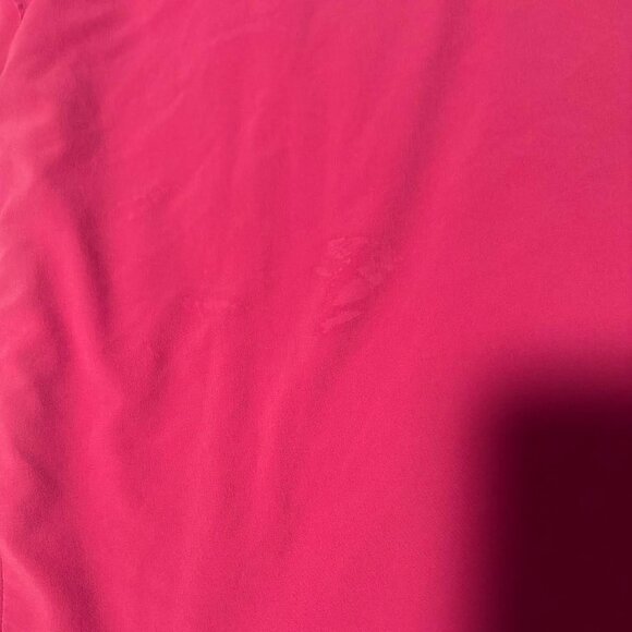 Chico's size 16 pink short-sleeved blouse with metal buttons - Picture 6 of 6